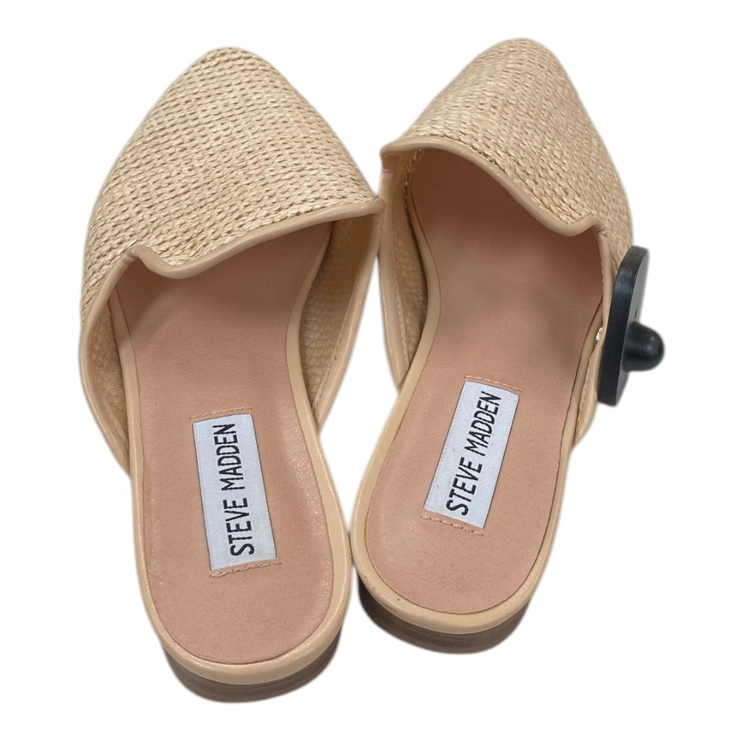 Shoes Flats By Steve Madden In Cream, Size:7.5