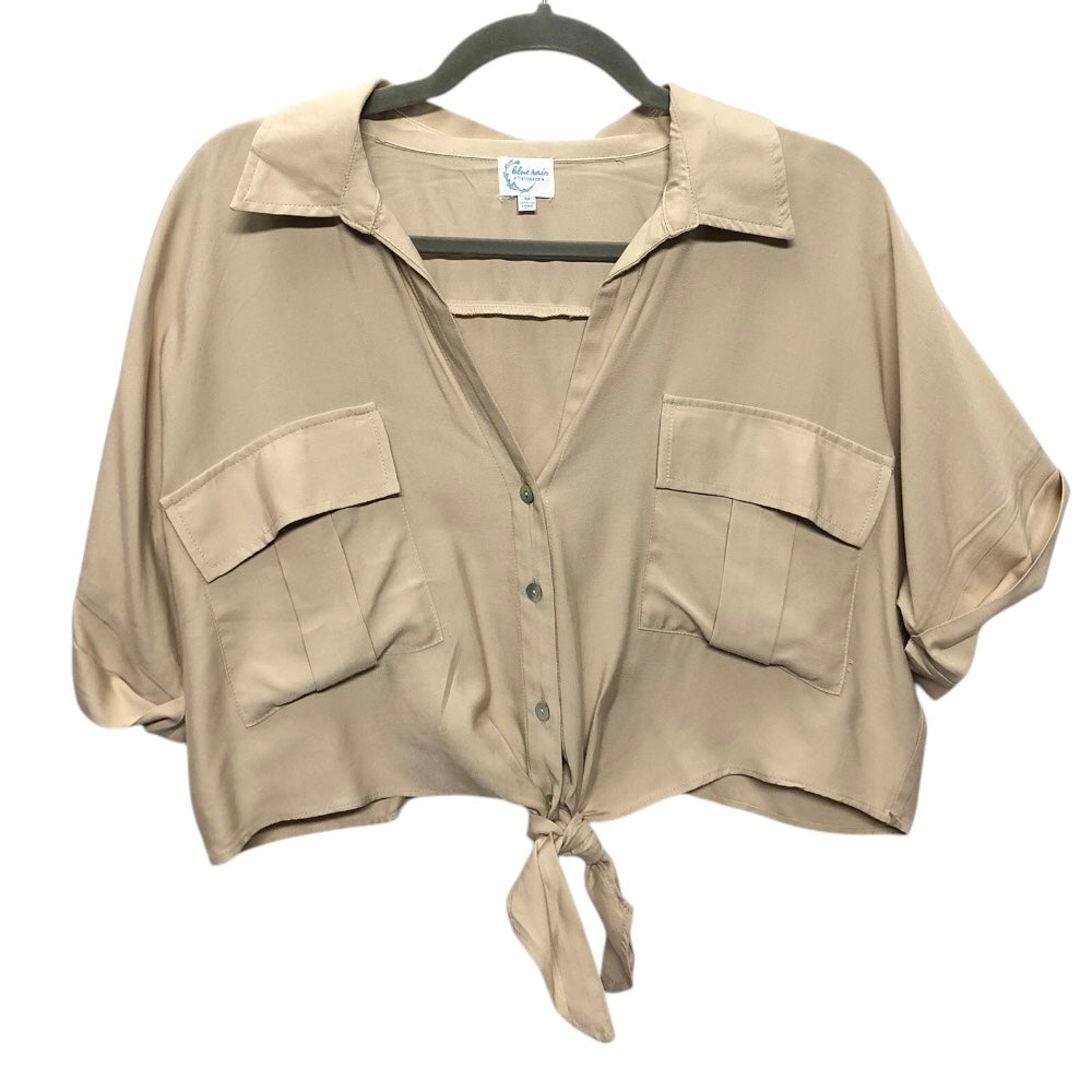 Top Ss By Blue Rain In Beige, Size:M