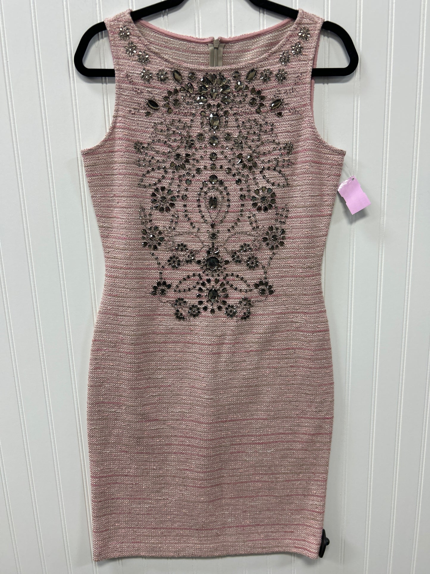 Dress Luxury Designer By St John Collection In Pink, Size:4