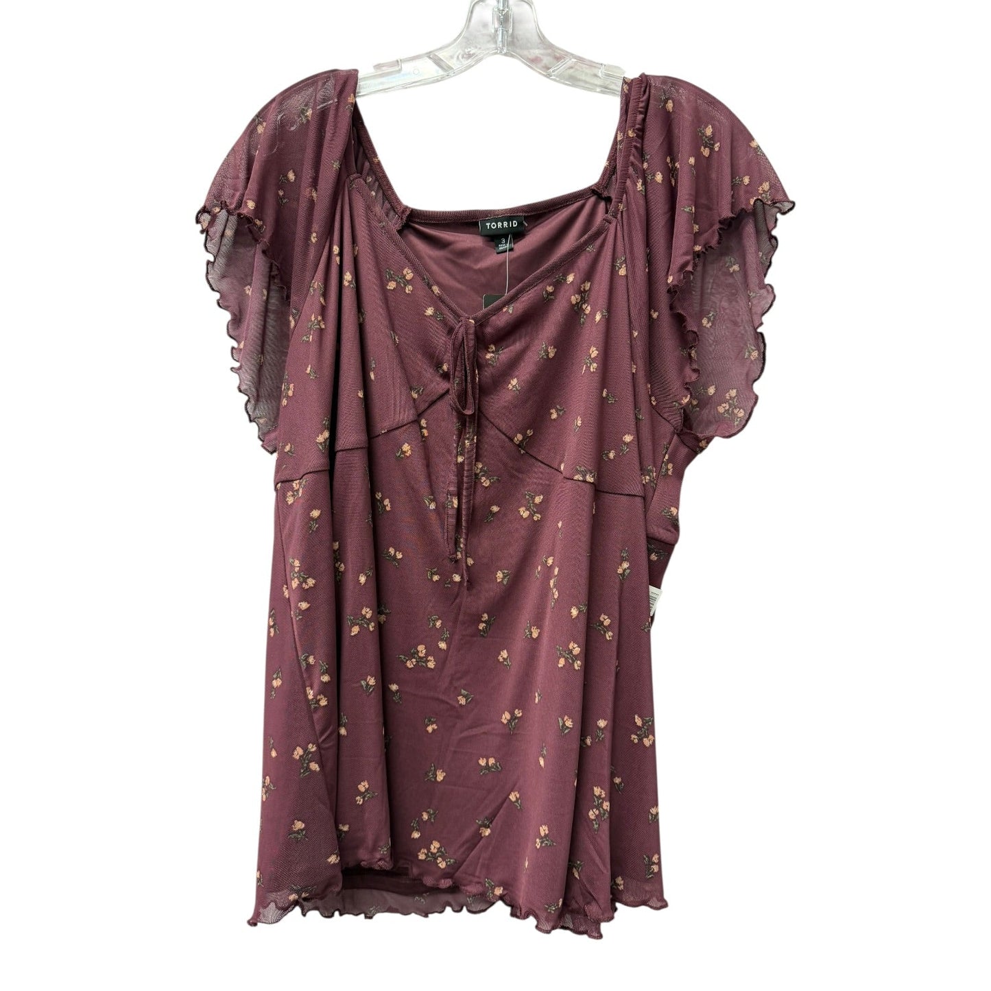 Top Ss By Torrid In Purple, Size:3X