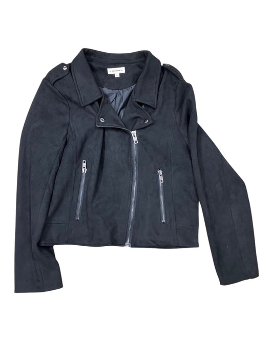 Jacket Moto By Ee Some In Black, Size:L