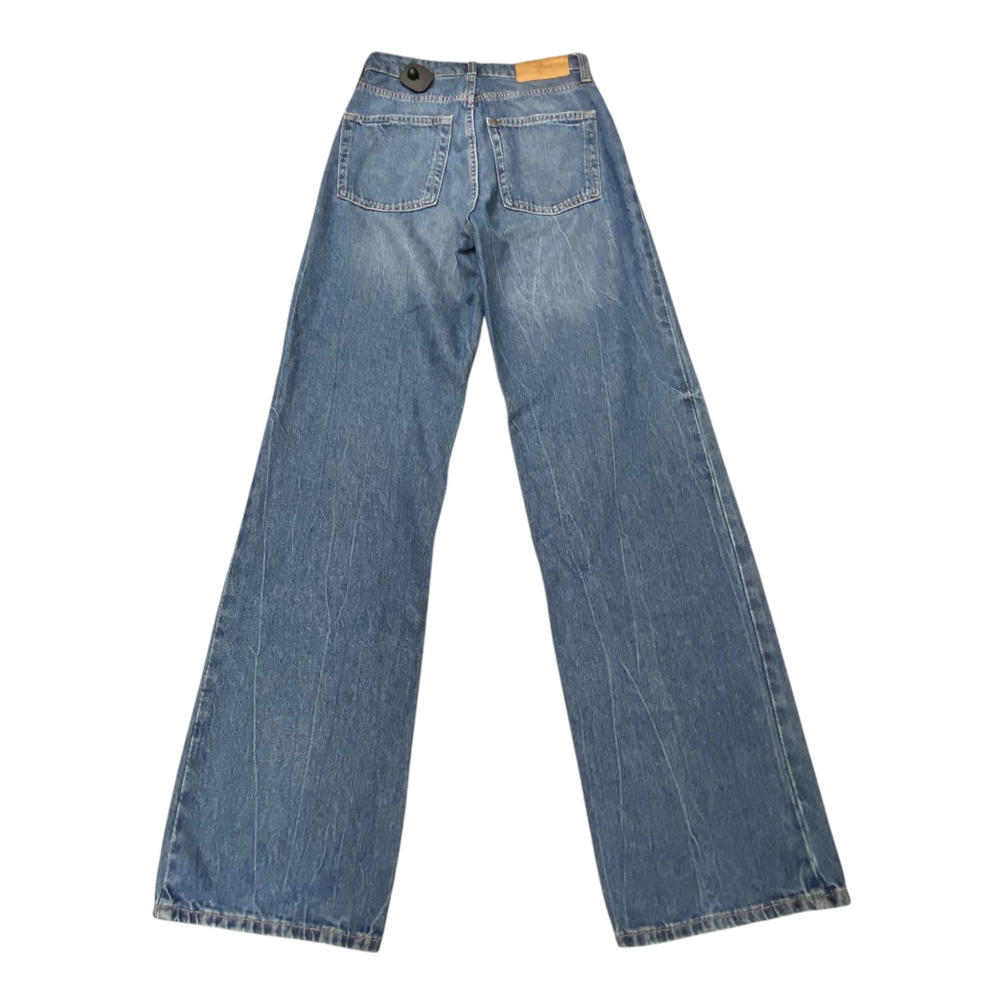 Jeans Wide Leg By &Denim In Blue, Size:4