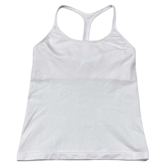 Athletic Tank Top By Athleta In White, Size:M
