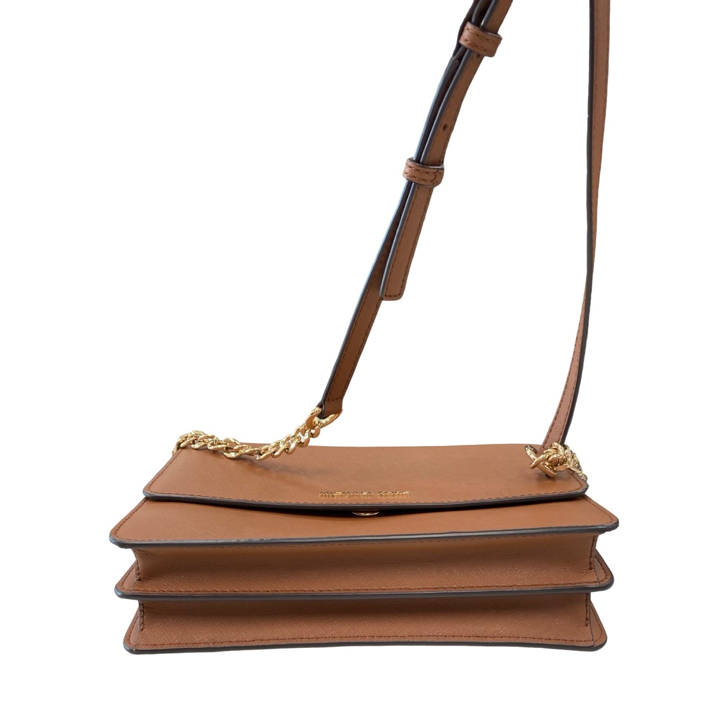 Handbag Designer By Michael Kors In Brown, Size:Medium