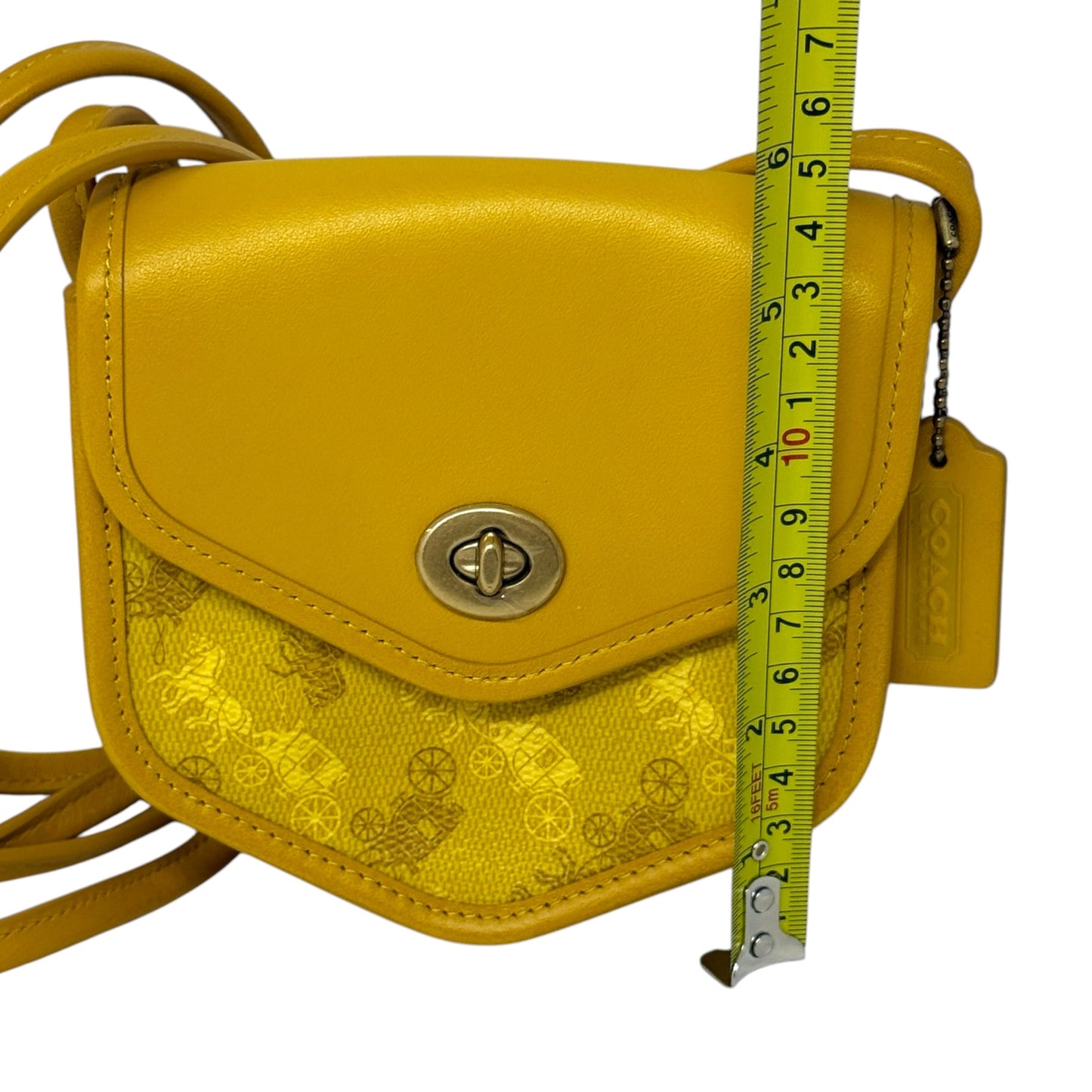 Originals Limited Edition Turnlock Flap Pouch 15 With Horse And Carriage Crossbody Designer By Coach, Size: Small