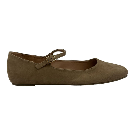 Shoes Flats By Clothes Mentor In Tan, Size:9.5