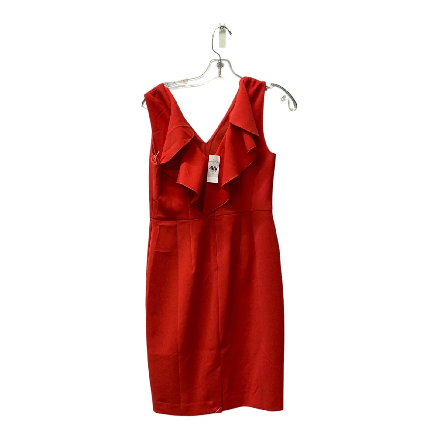 Dress Casual Short By Ann Taylor In Red, Size:Xs