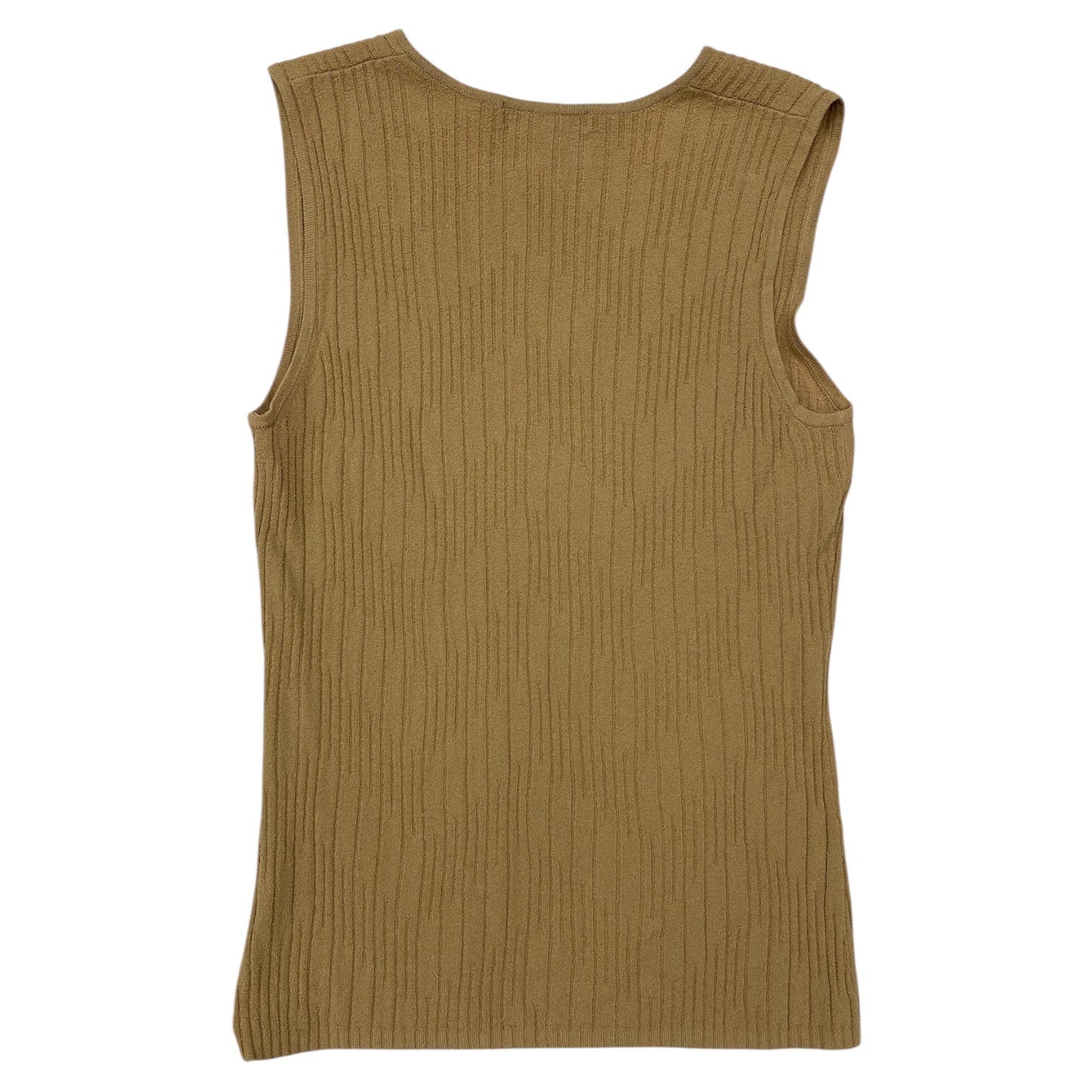 Top Sleeveless By Limited In Brown, Size:L
