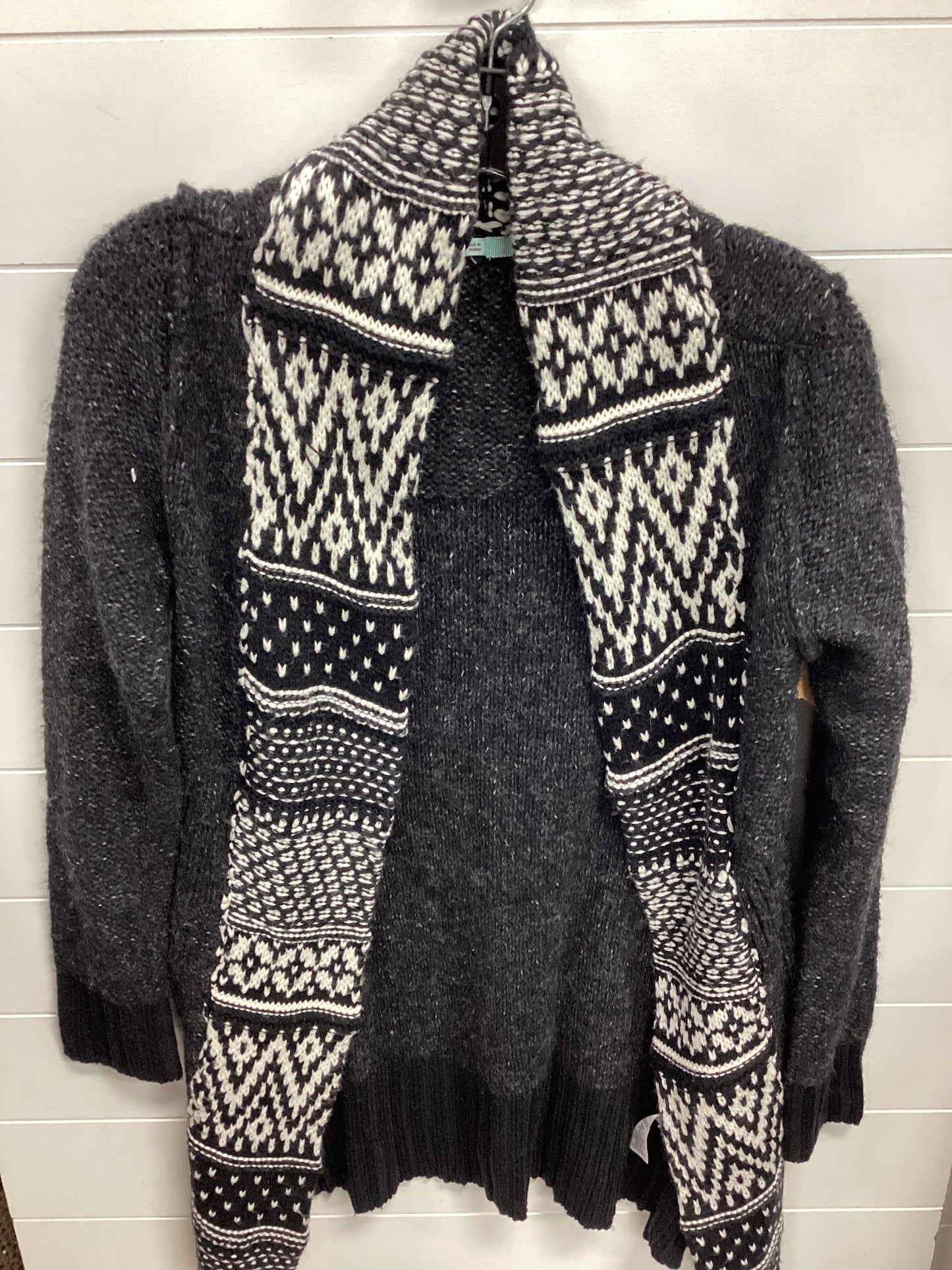 Sweater By Maurices In Black & White, Size:M