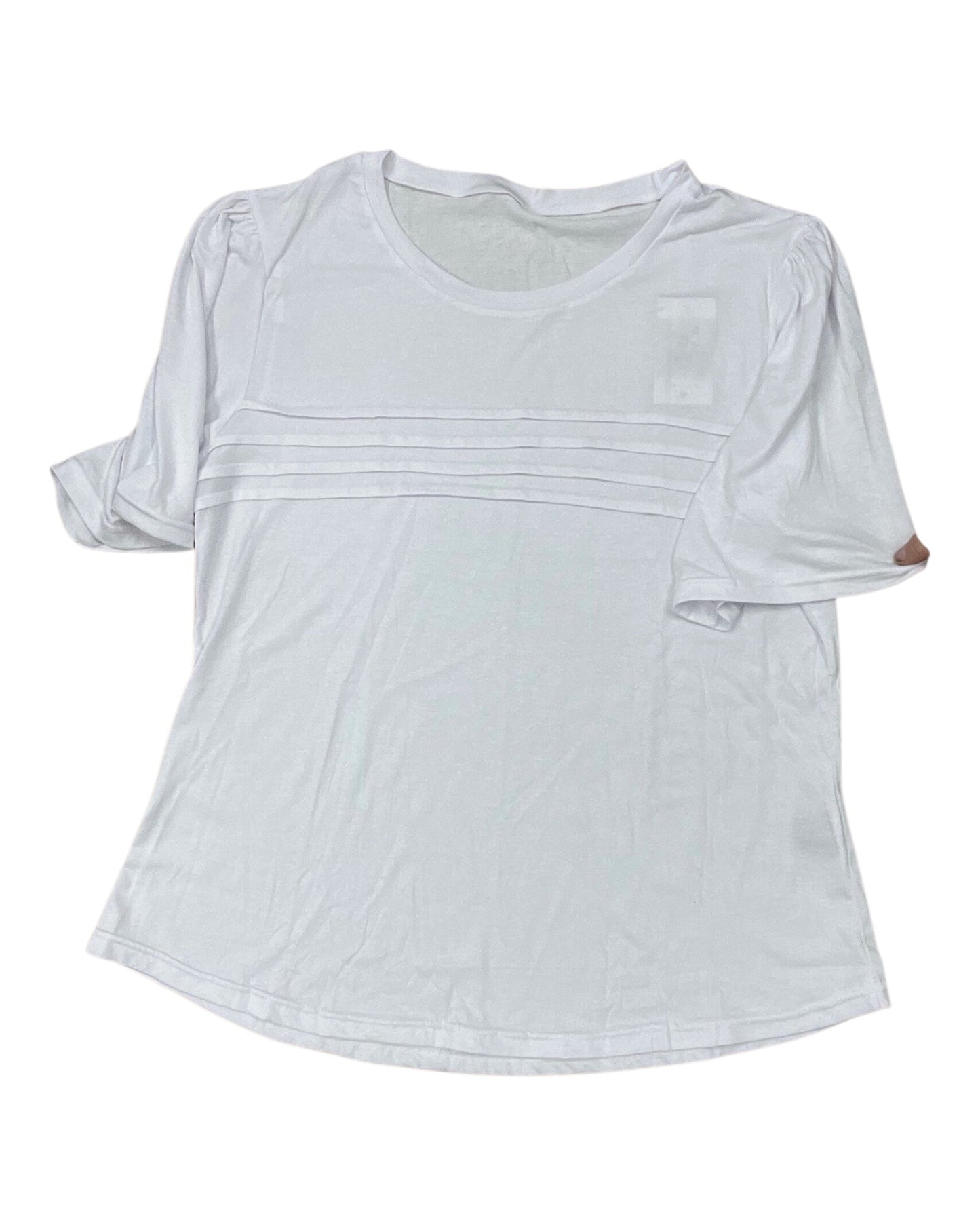Top Ss By Clothes Mentor In White, Size:Xl
