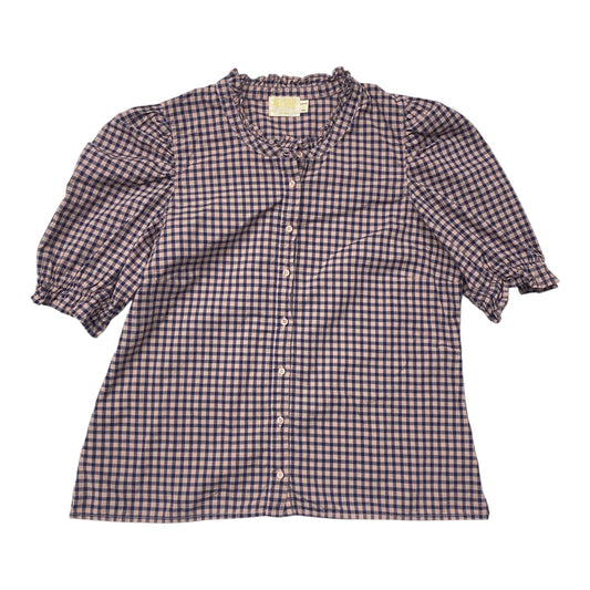 Top Ss By Nation In Plaid Pattern, Size:L