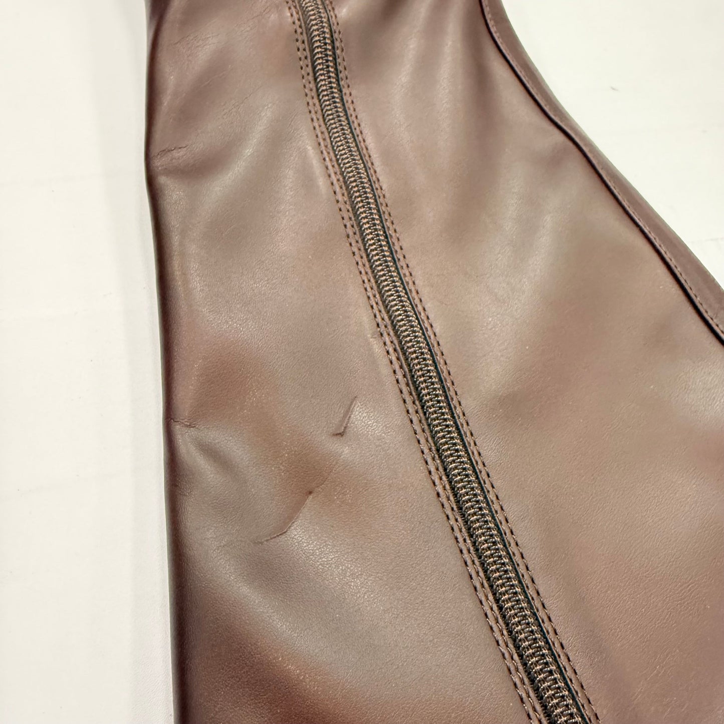 Boots Knee Heels By Aerosoles In Maroon, Size: 9