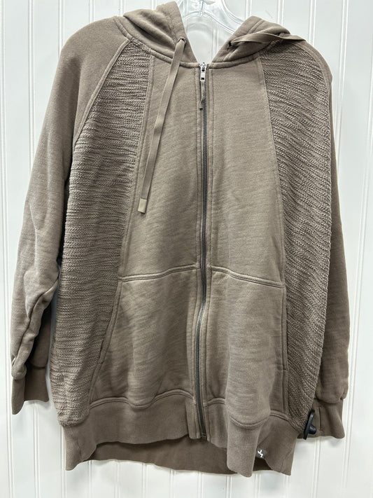 Sweatshirt Hoodie By Joy Lab In Brown, Size:M