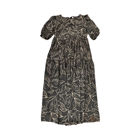 Dress Casual Maxi By En Saison In Navy & White, Size:L