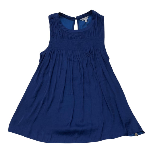 Top Sleeveless By Naked Zebra In Navy, Size:S