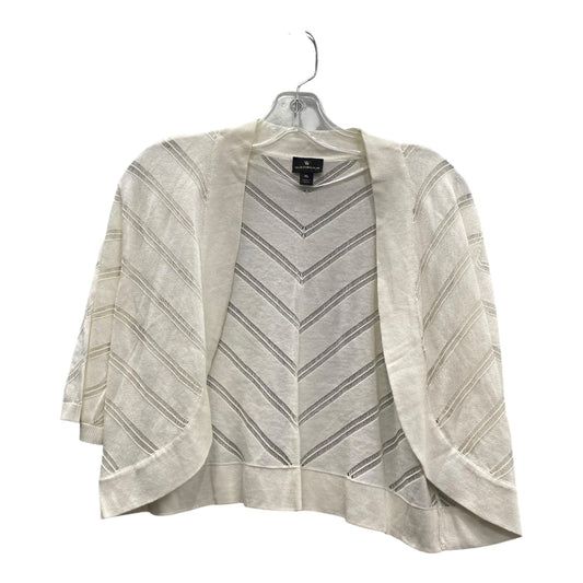 Sweater Cardigan By Worthington In Cream, Size:Xl