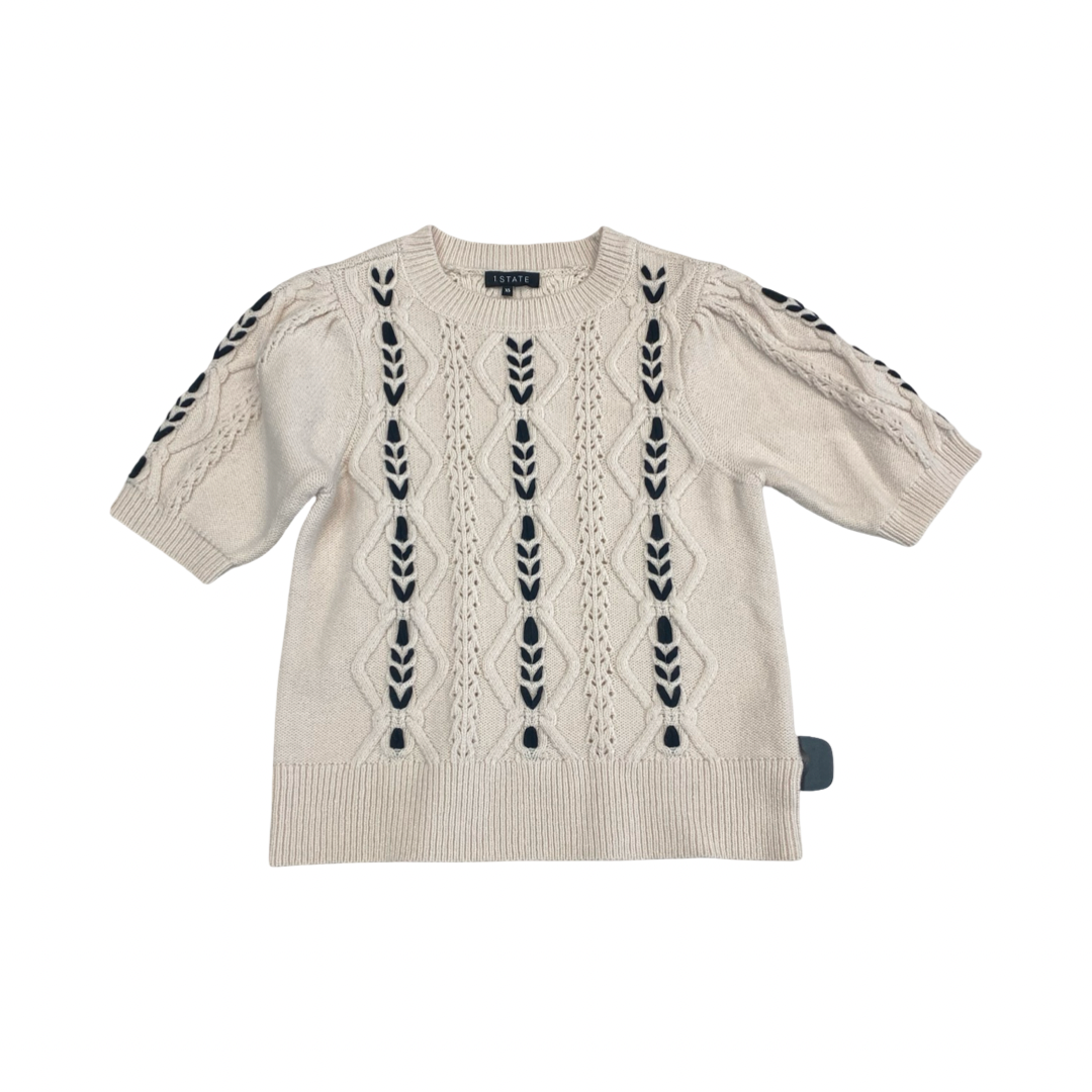 Sweater Ss By 1.State In Black & Tan, Size:Xs