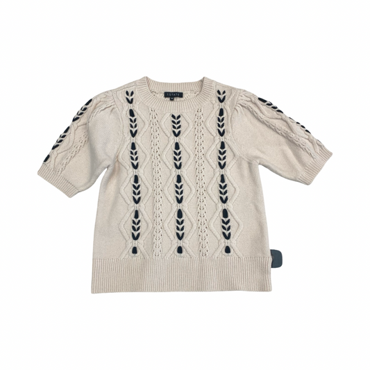 Sweater Ss By 1.State In Black & Tan, Size:Xs