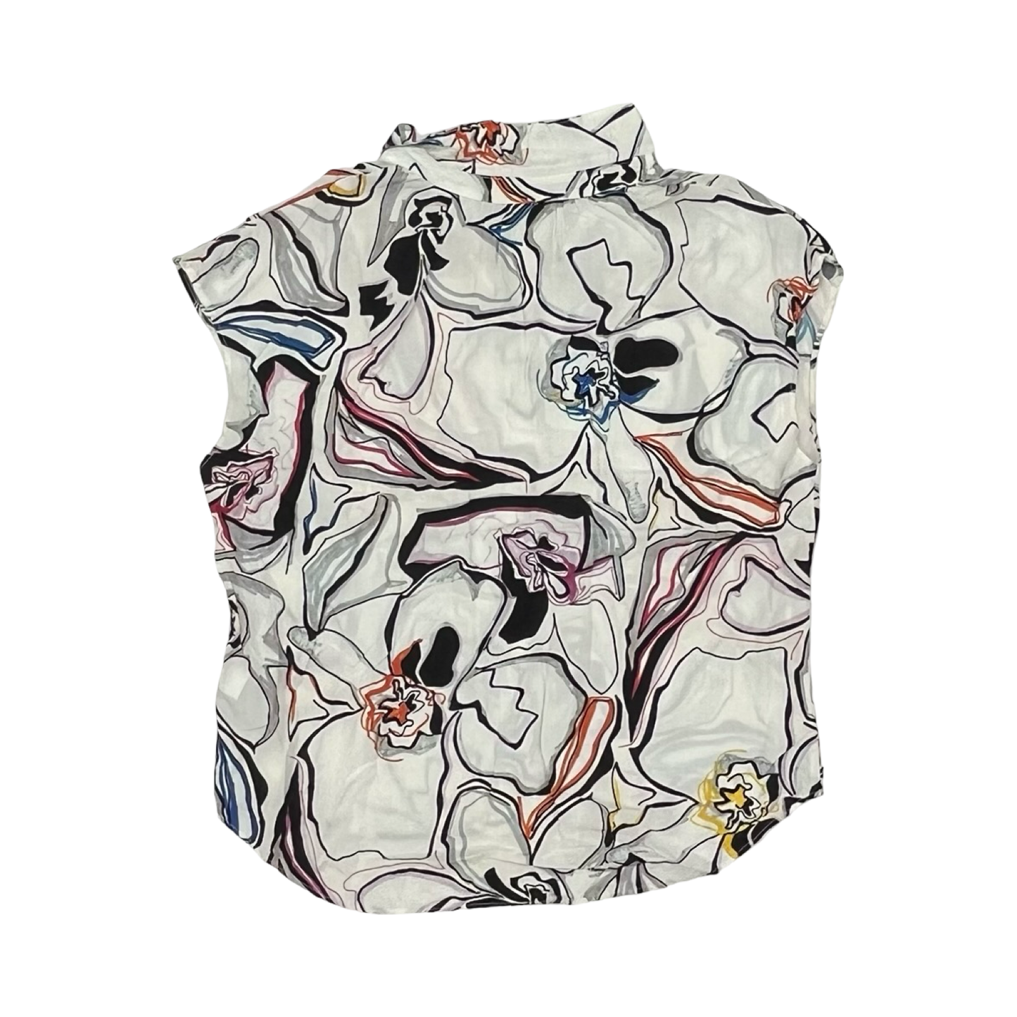Blouse Ss By Liverpool In Floral Print, Size:L