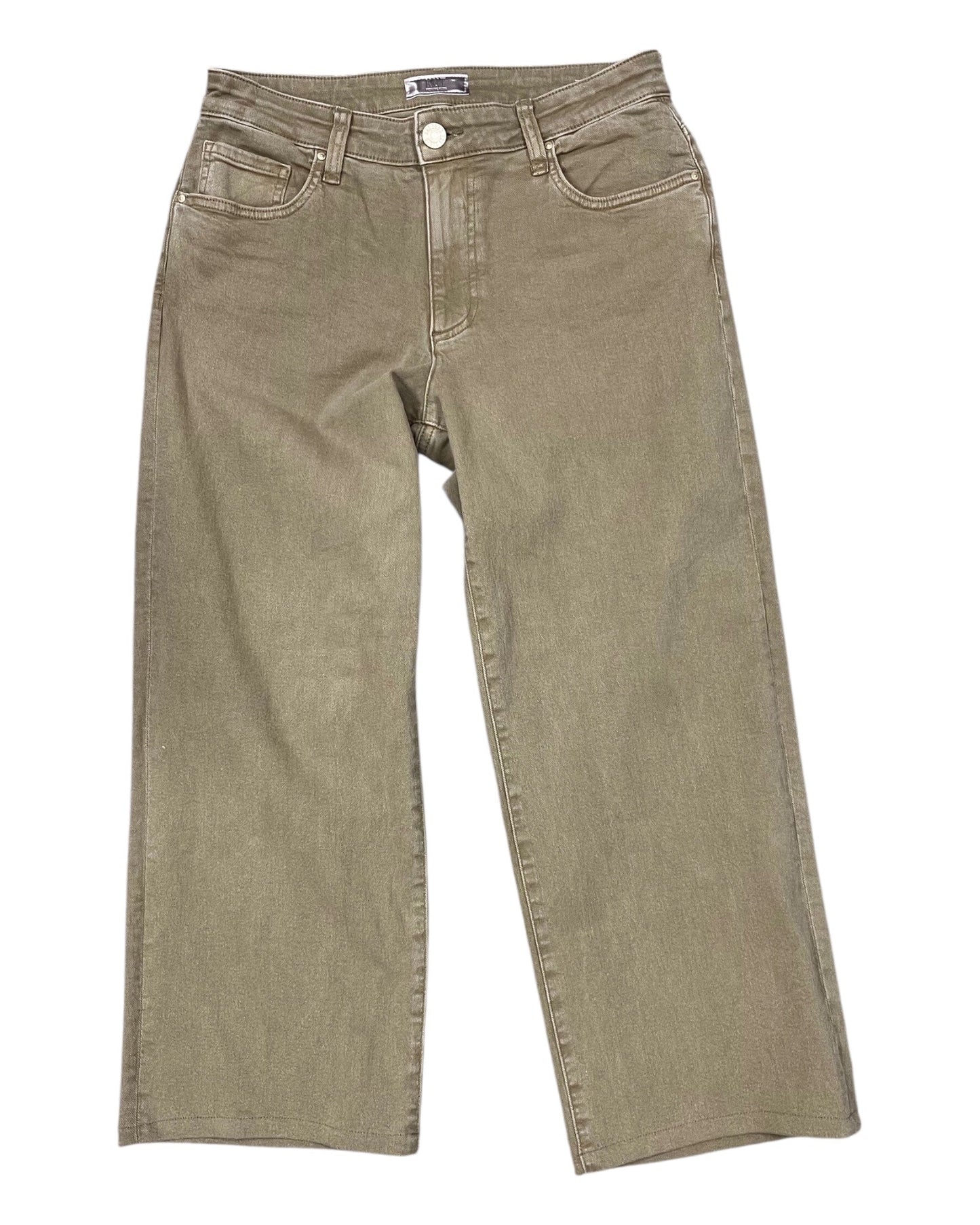 Jeans Cropped By Kut In Tan, Size:6