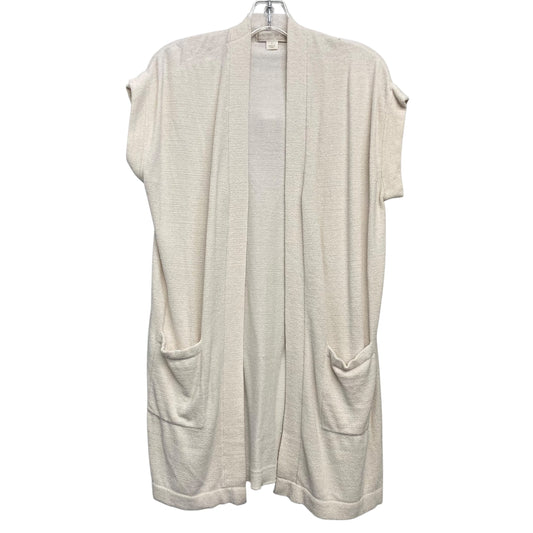 Vest Sweater By Barefoot Dreams In Cream, Size:S