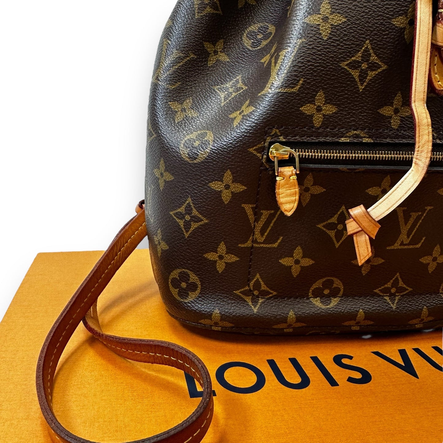 Monogram Montsouris NM Backpack Designer By Louis Vuitton, Size: Small