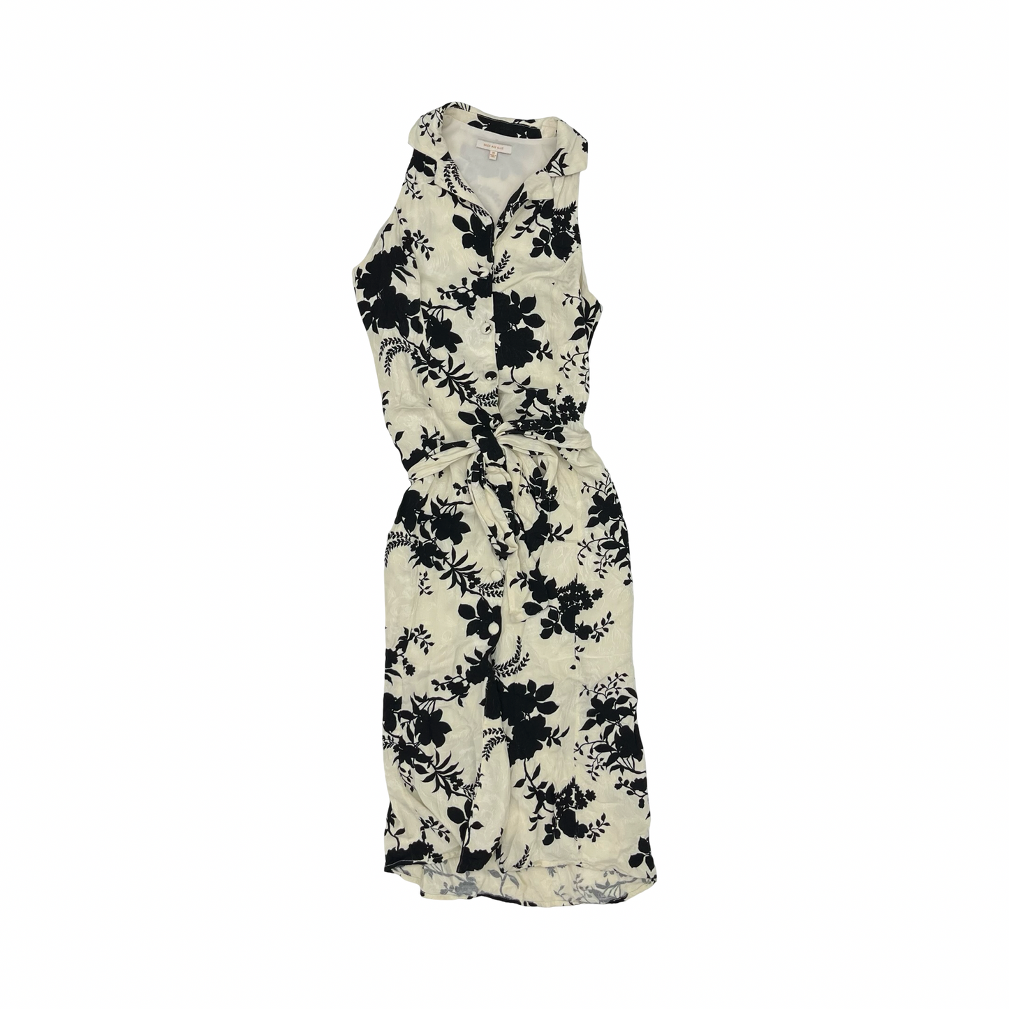 Dress Casual Midi By Skies Are Blue In Black & Cream, Size:Xs