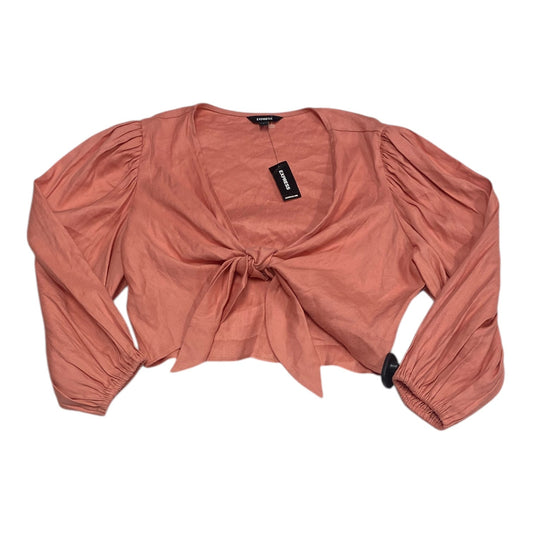 Top Ls By Express In Coral, Size:L