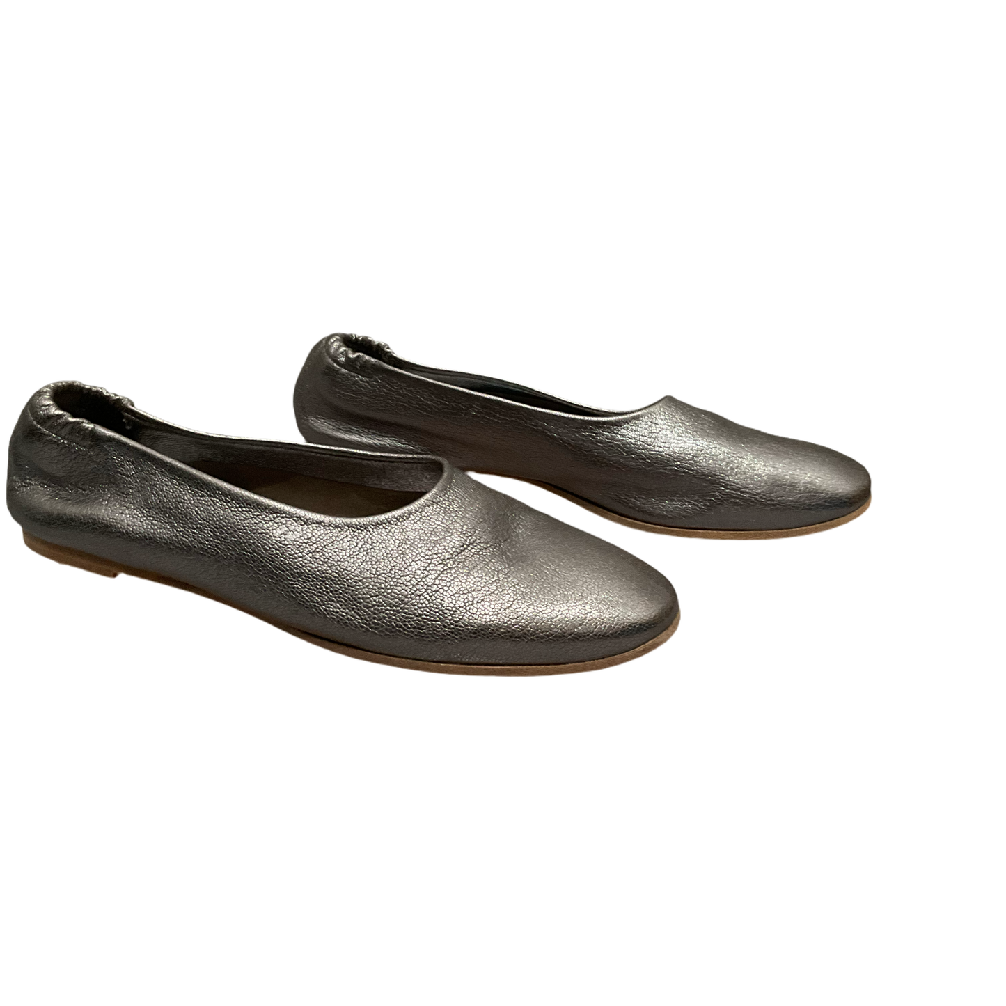 Silver Shoes Flats Cma, Size 6.5
