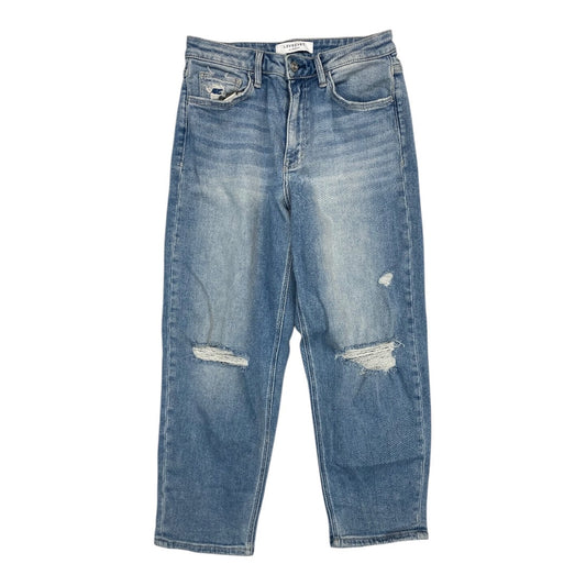 Jeans Straight By LOVERVET In Blue Denim, Size:6