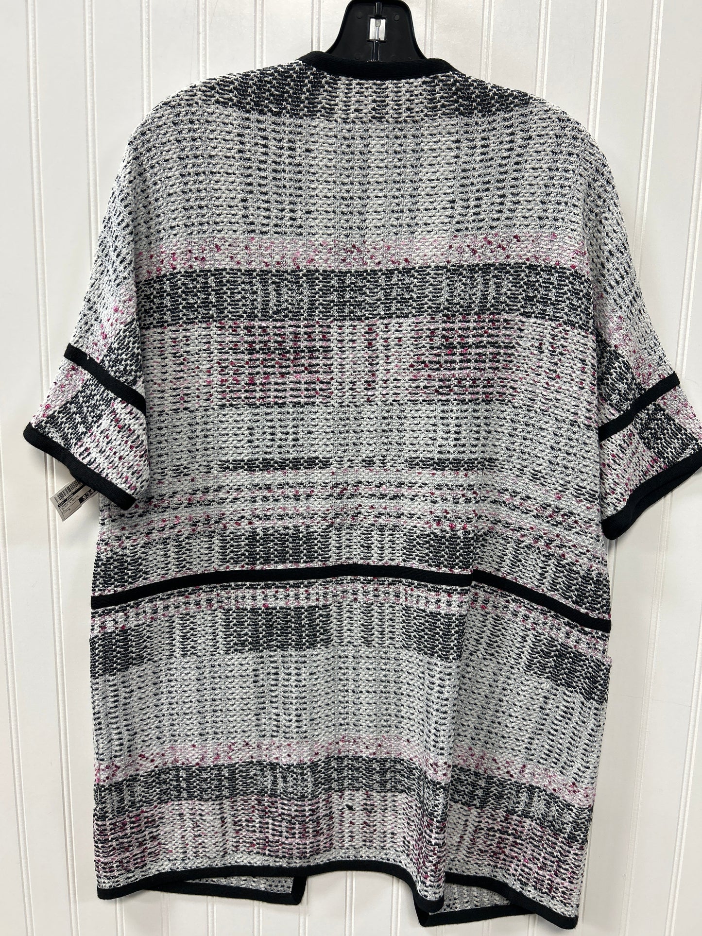 Cardigan By St. John In Black & White, Size:S