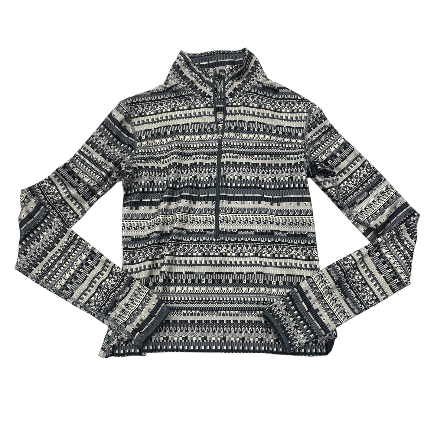 Athletic Top Ls Collar By Nike In Multi, Size:M