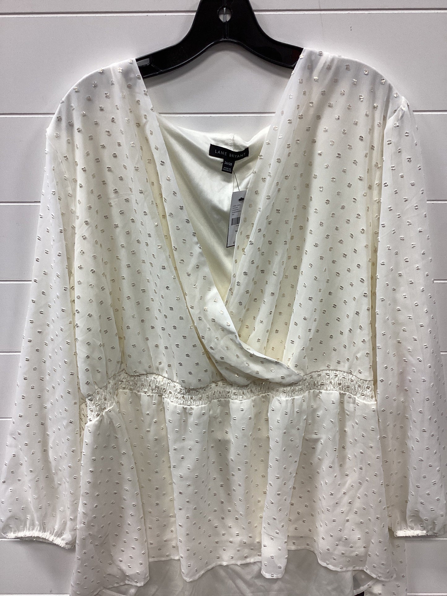 Top Ss By Lane Bryant In White, Size:3X