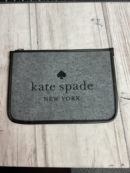 Makeup Bag Designer By Kate Spade In Grey, Size:Large