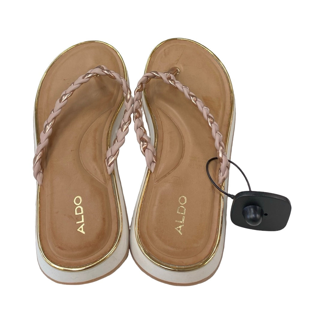 Sandals Flats By Aldo In Multi, Size:10
