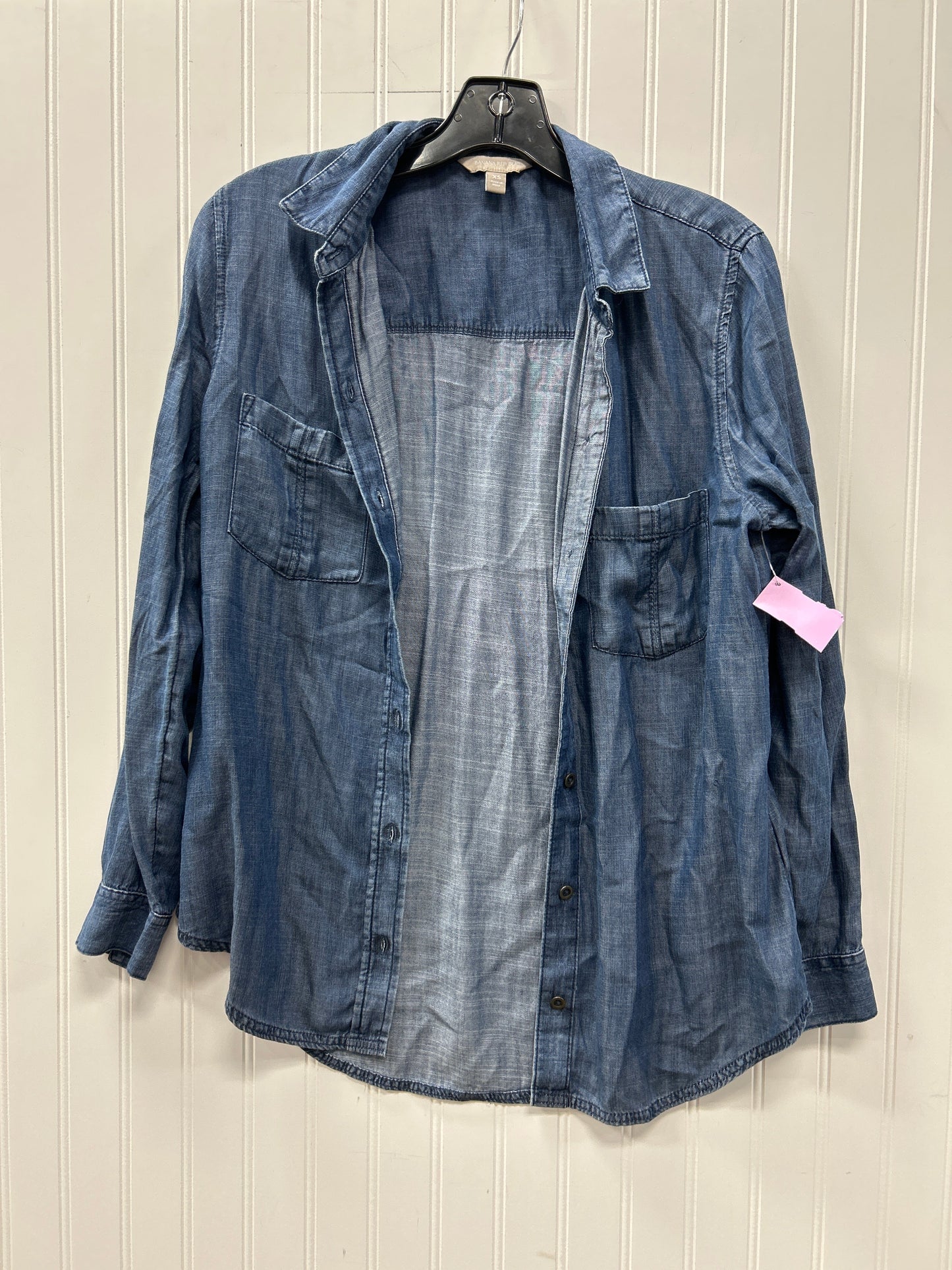 Top Ls By Banana Republic In Blue, Size:Xs