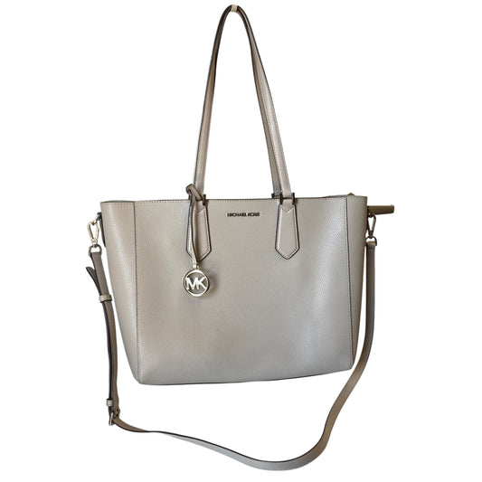 Tote Designer By Michael Kors In Grey, Size:Large