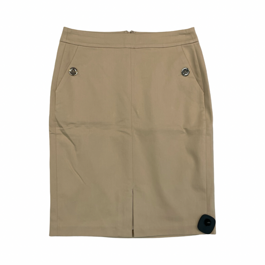 Skirt Midi By White House Black Market In Tan, Size:4