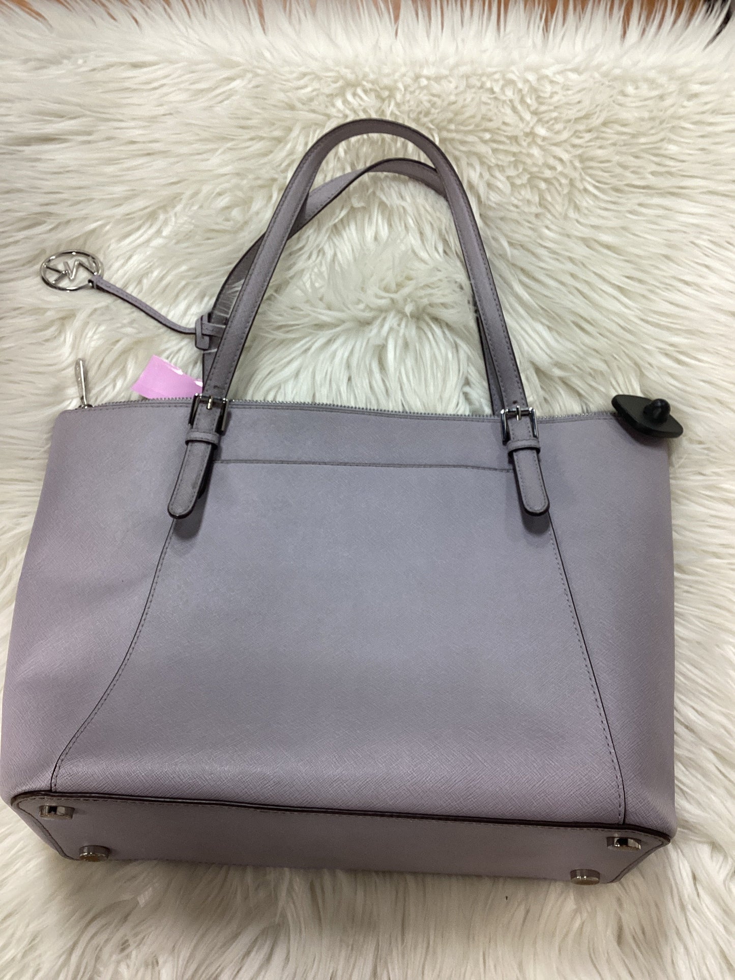 Handbag Designer By Michael Kors In Grey, Size:Large