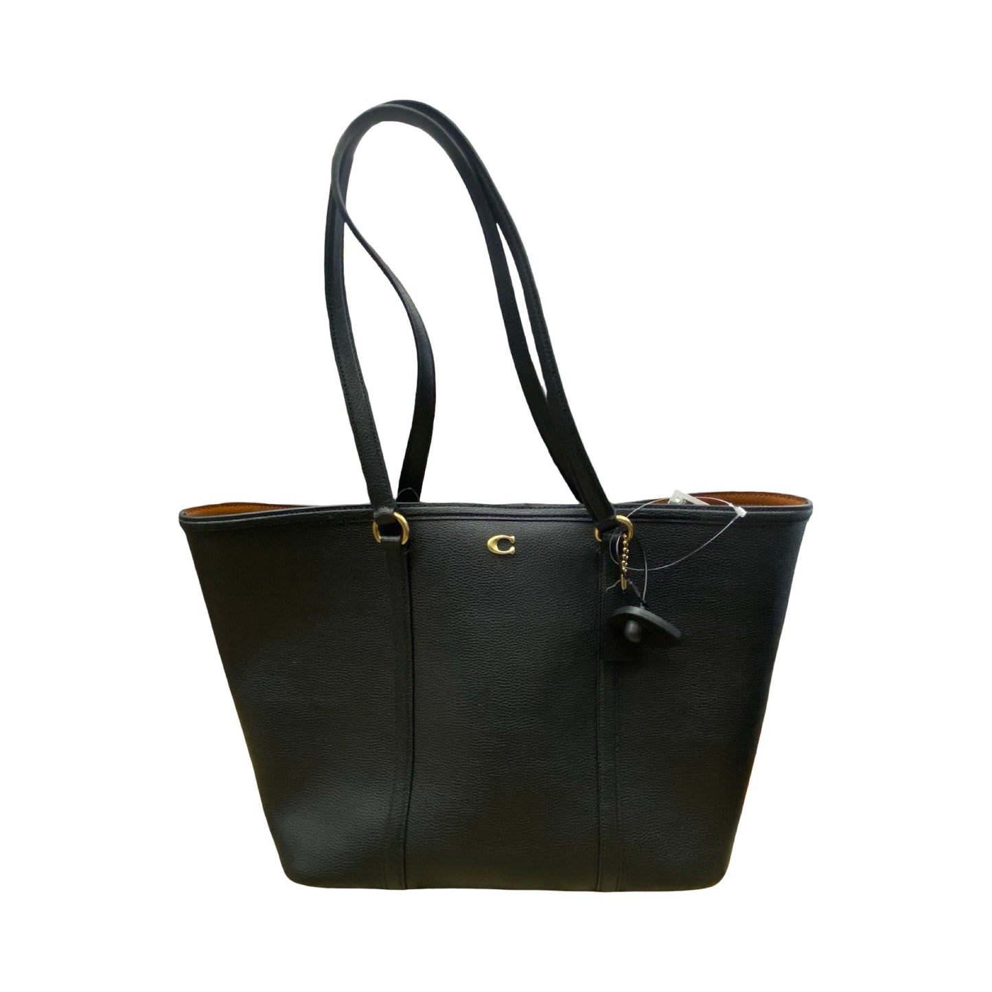 Tote Designer By Coach In Black, Size:Large (14”x11”x6”)