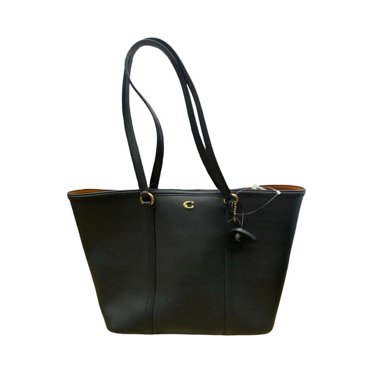 Tote Designer By Coach In Black, Size:Large (14”x11”x6”)