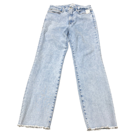 Jeans Straight By Good American In Blue Denim, Size:10