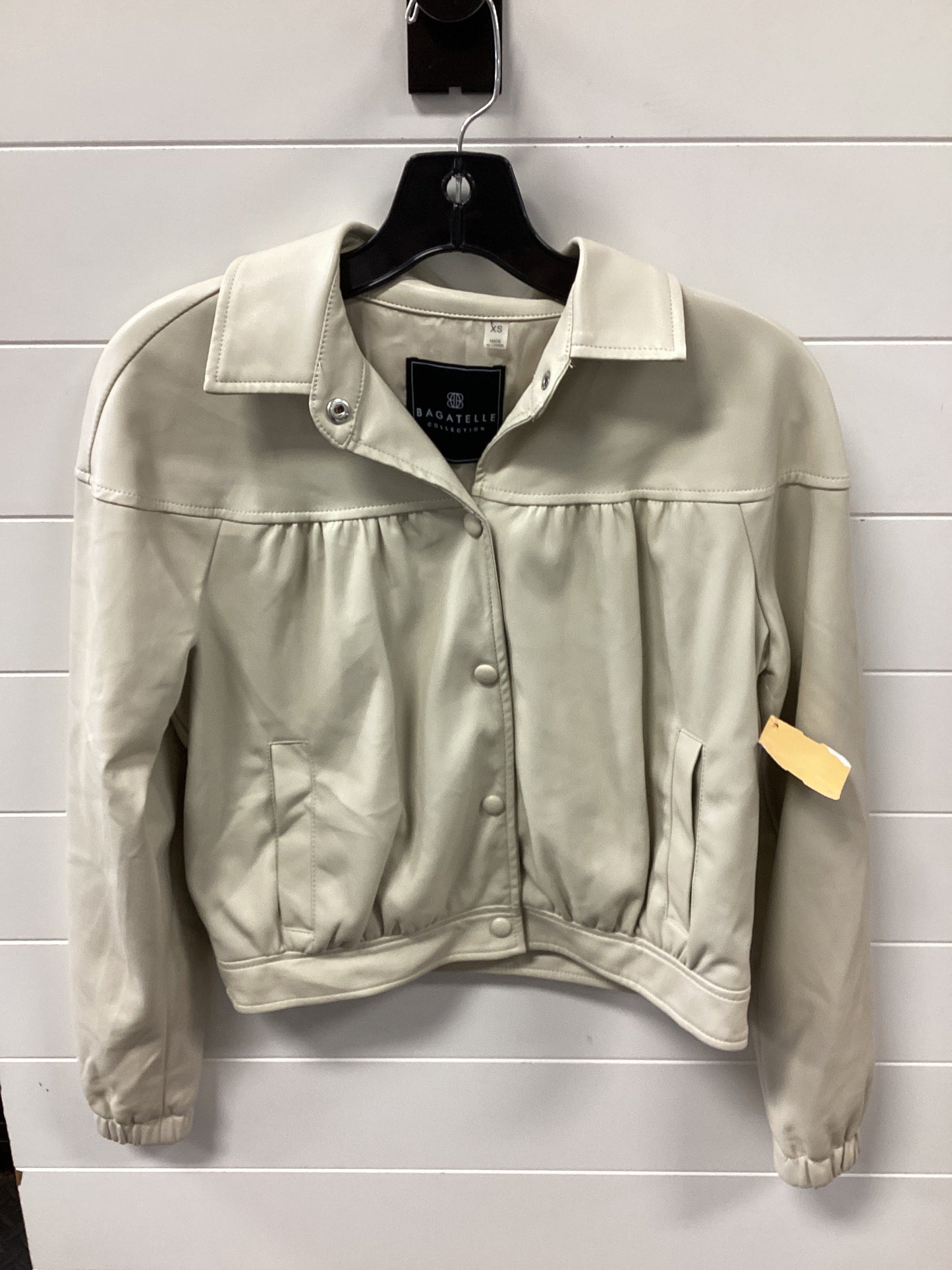 Jacket Other By Bagatelle In Cream, Size:Xs