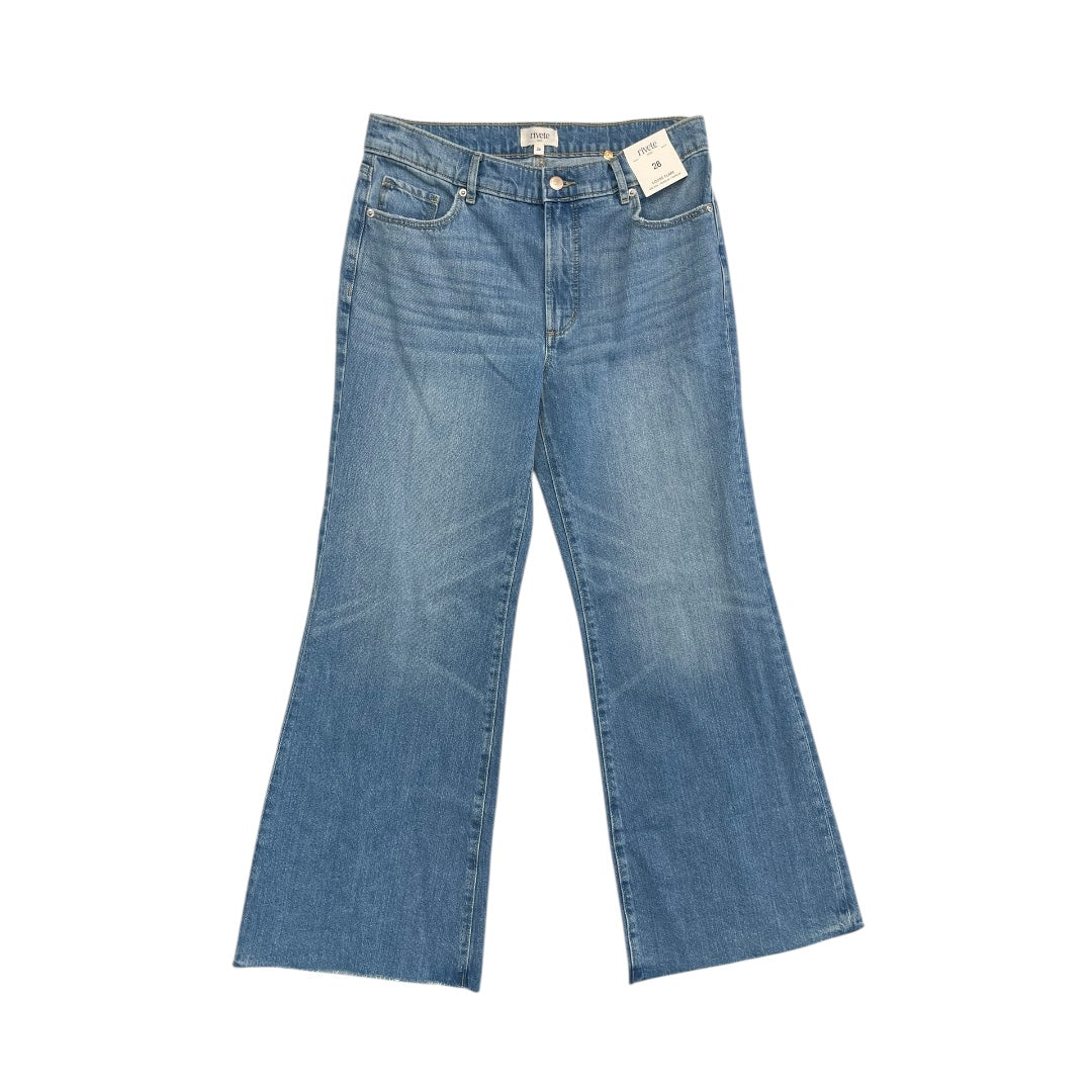 Jeans Wide Leg By Cmc In Blue Denim, Size:6