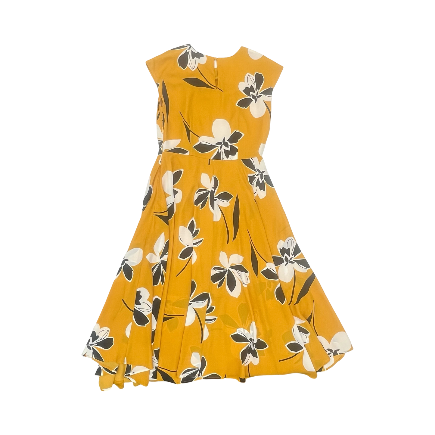 Dress Party Midi By Who What Wear In Black & Yellow, Size:S