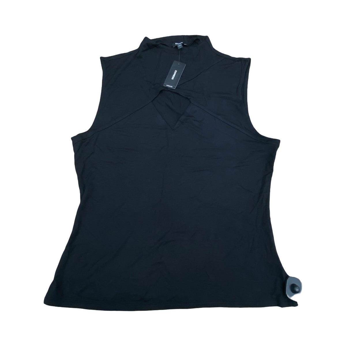 Top Sleeveless By Express In Black, Size:L