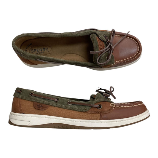 Shoes Flats By Sperry In Brown, Size:9