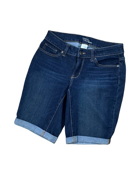 Shorts By Time And Tru In Blue Denim, Size:6
