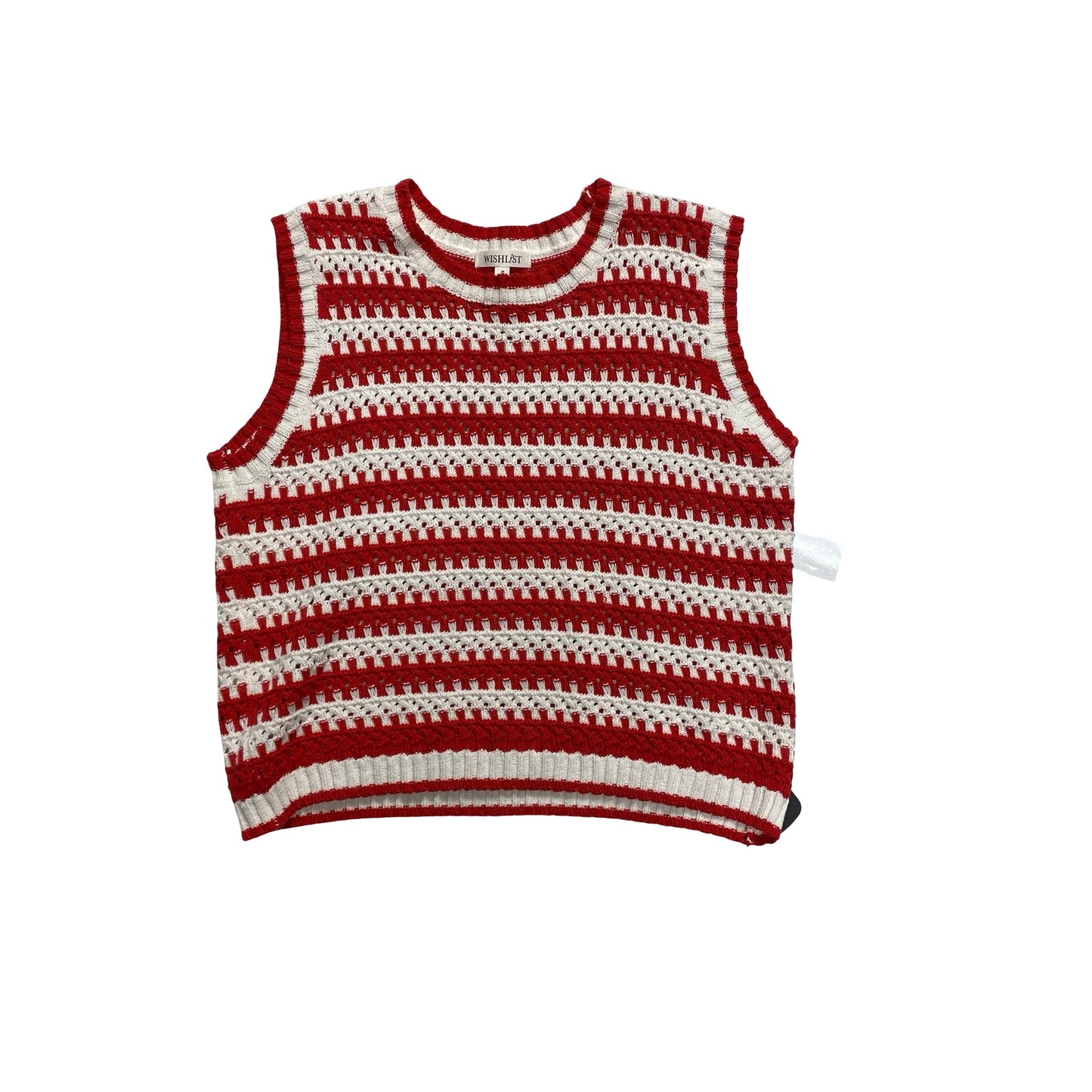 Top Sleeveless By Wishlist In Striped Pattern, Size:S