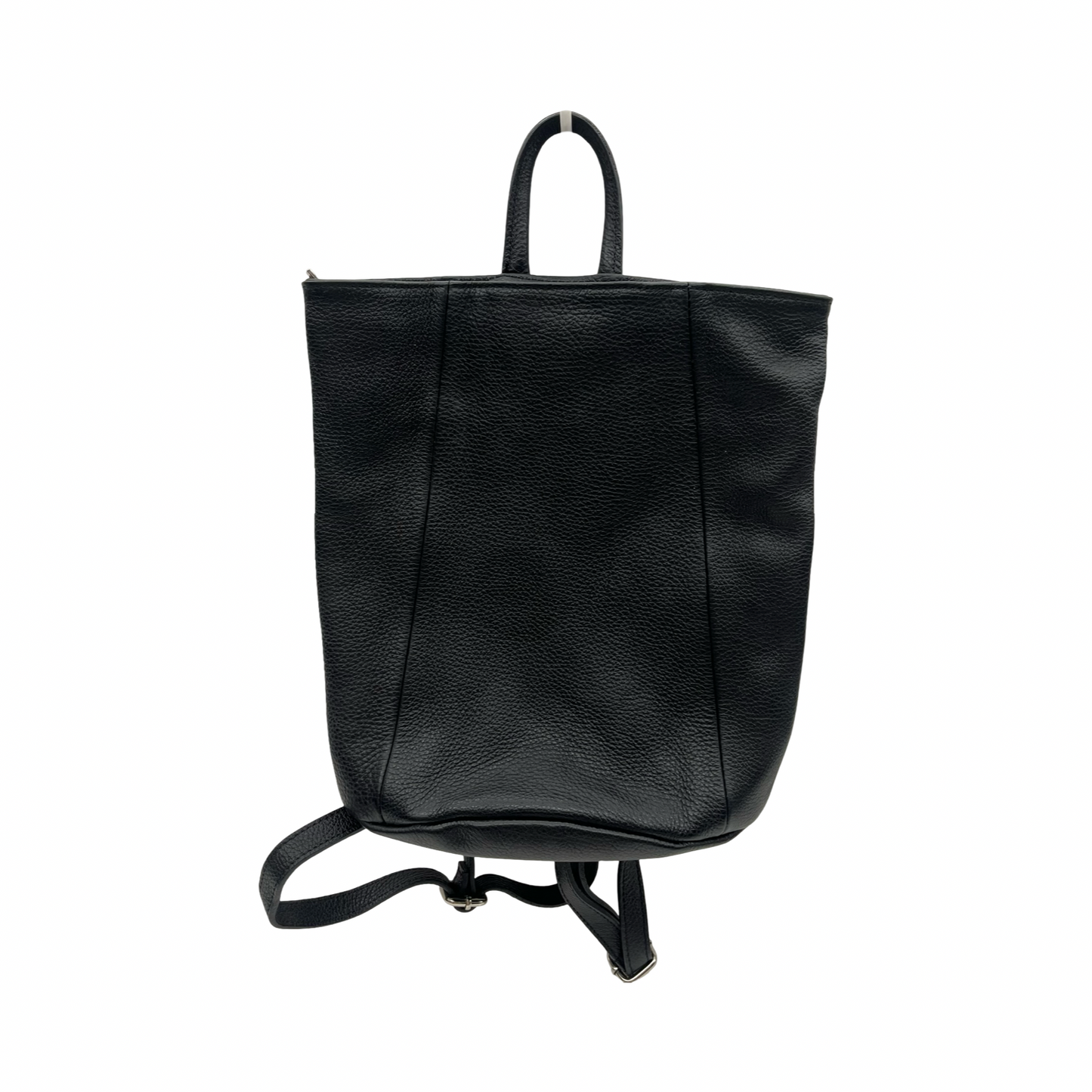 Backpack Leather By Clothes Mentor In Black, Size:Medium